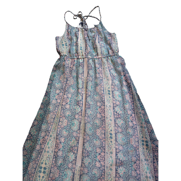 American Eagle Paisley Boho Print Maxi Dress - sheer and flowy - size M - Picture 15 of 16